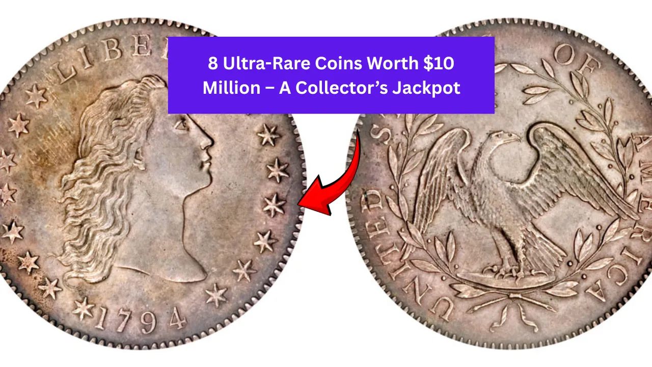 8 Ultra-Rare Coins Worth $10 Million – A Collector’s Jackpot