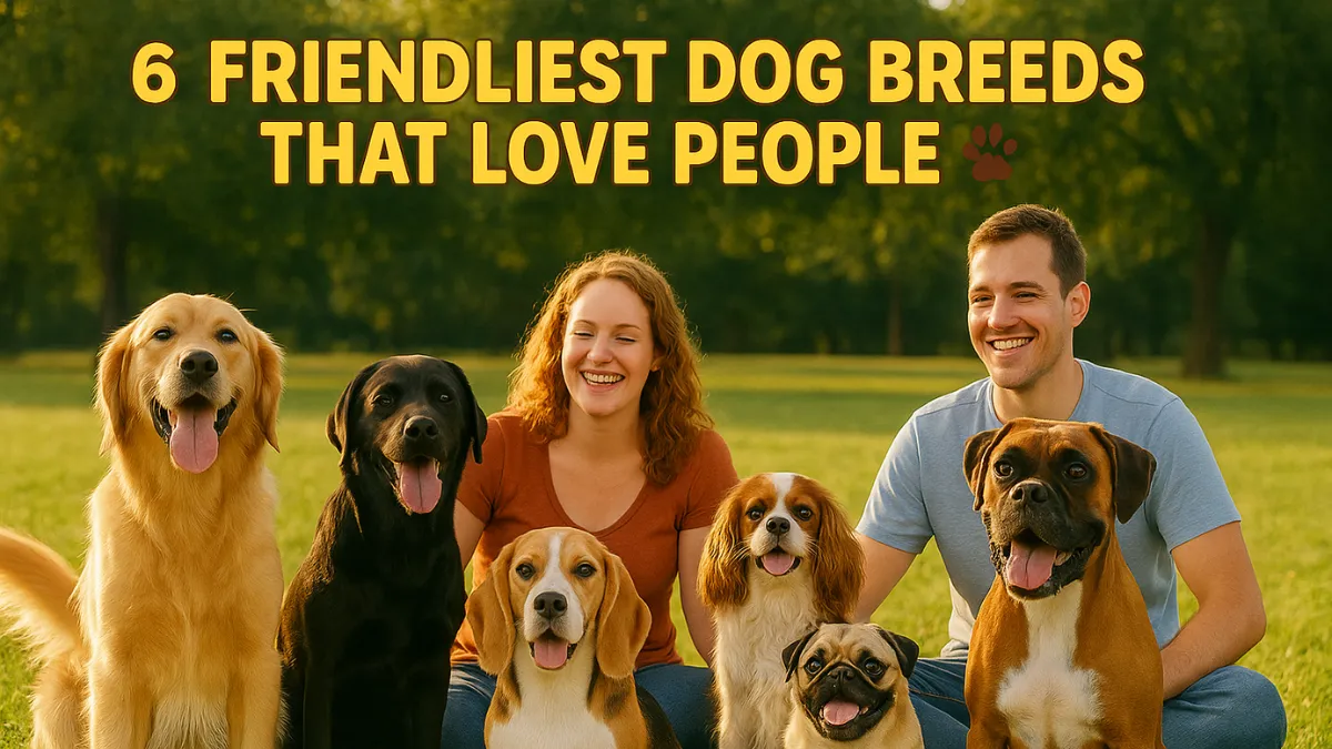 6 Friendliest Dog Breeds That Love People