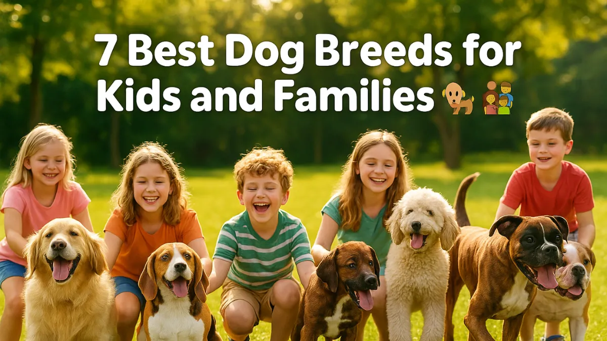 7 Best Dog Breeds for Kids and Families
