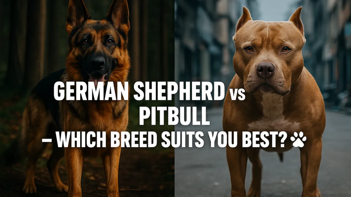German Shepherd vs Pitbull – Which Breed Suits You Best?