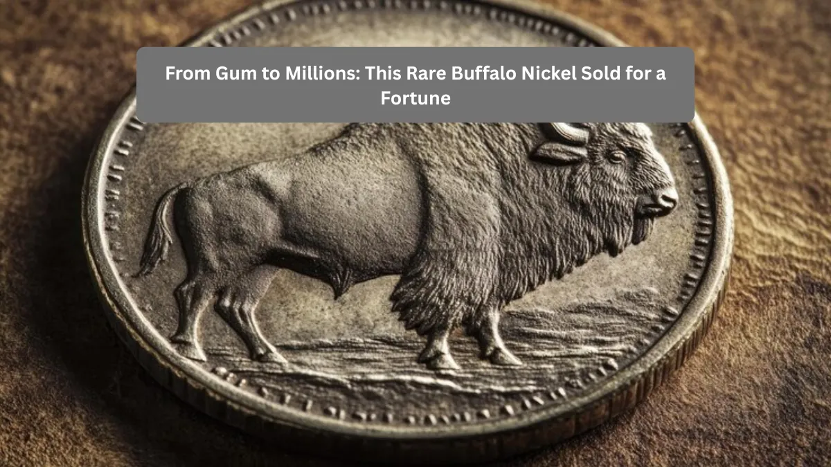 From Gum to Millions: This Rare Buffalo Nickel Sold for a Fortune
