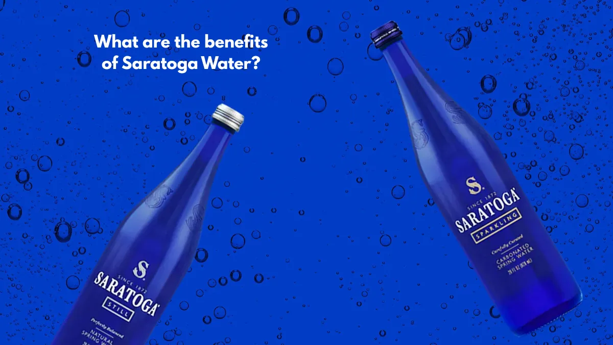 What are the benefits of Saratoga Water?