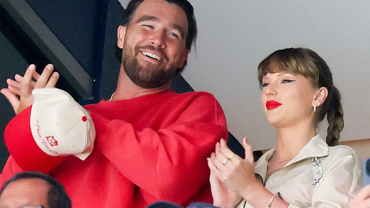 Taylor Swift, Travis Kelce take in Panthers-Oilers Stanley Cup final