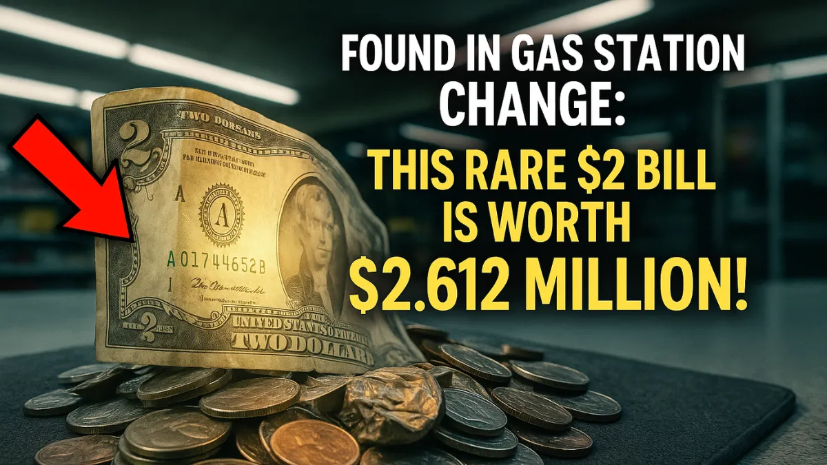 Found in Gas Station Change: A Rare $2 Bill Worth $2.612 Million