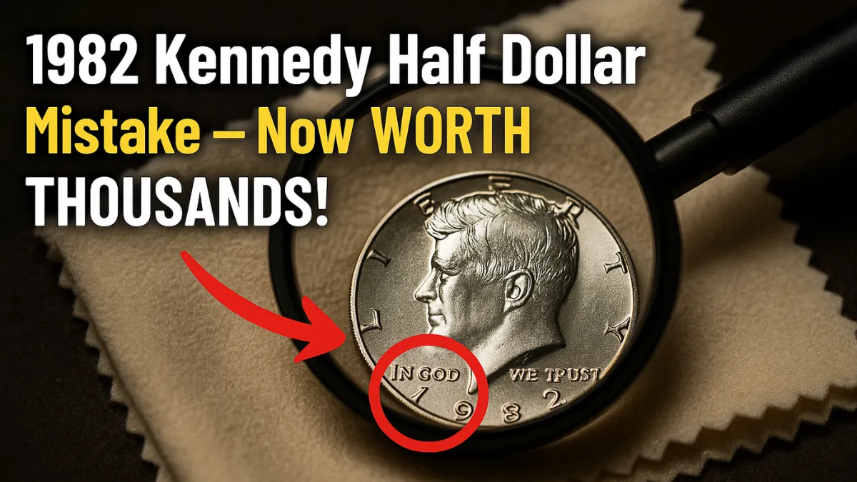 1982 Kennedy Half Dollar Turned Out To Be A Rare Minting Error Worth Thousands